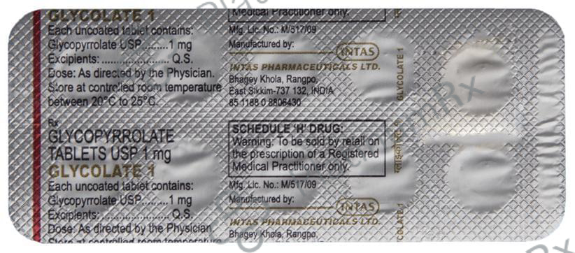 Glycolate 1mg Tablet 10s