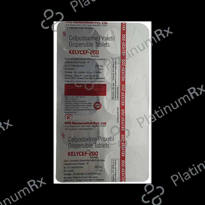 Kelycef 200 Tablet DT