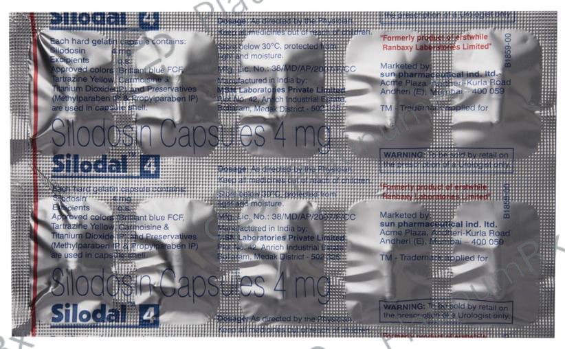 Silodal 4mg Capsule 10s