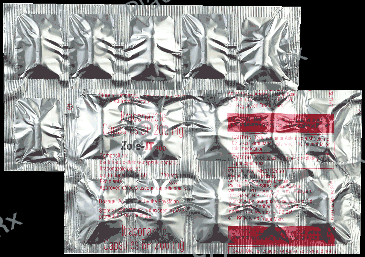 Zole IT 200mg Capsule 10s