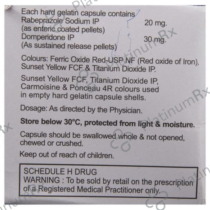 Rapeed D 30/20mg Capsule SR 10s