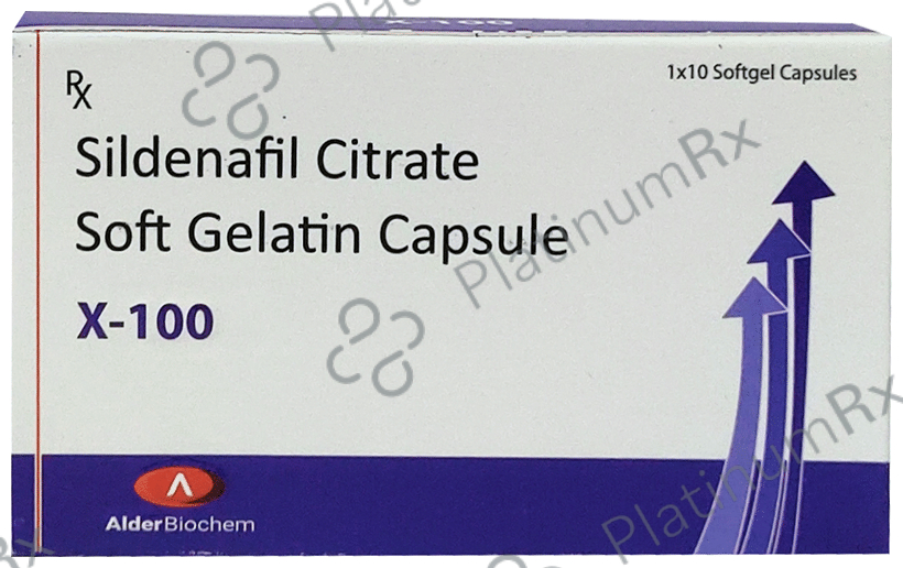 X 100 Soft Gelatin Capsule