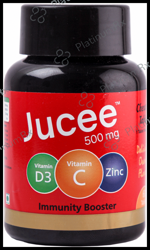 Jucee 500mg Chewable Tablet Delicious Orange