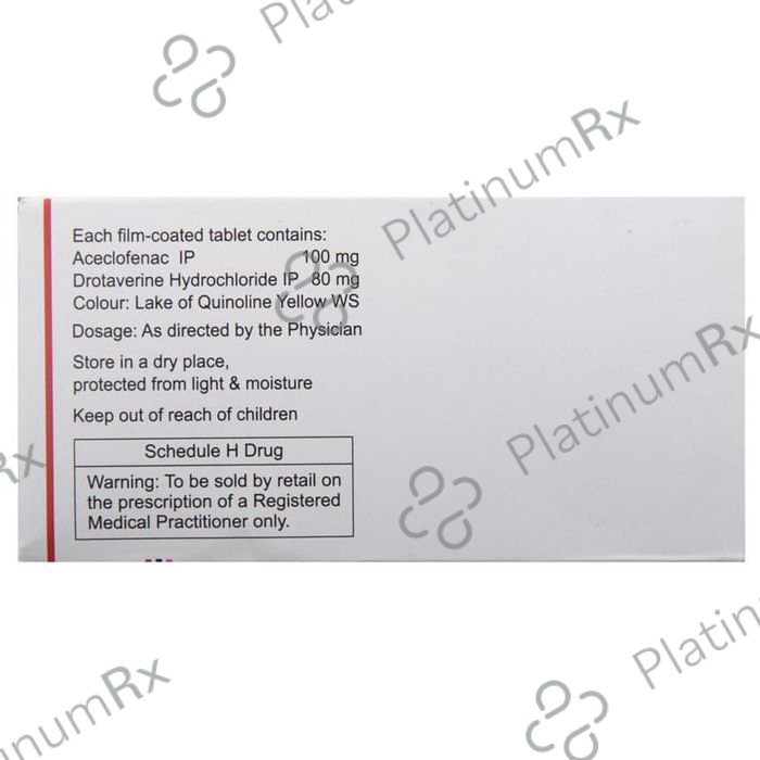 Zerodol Spas 100/80mg Tablet 10s