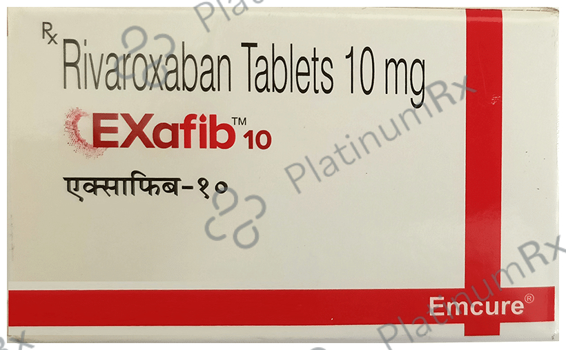 Exafib 10mg Tablet 14s
