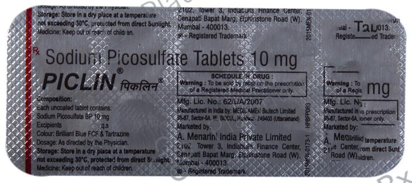 Piclin 10mg Tablet 10s