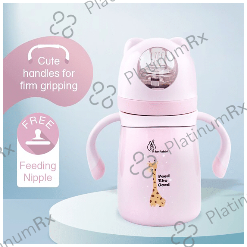 R for Rabbit Steebo Giffy Spout Cup Pink
