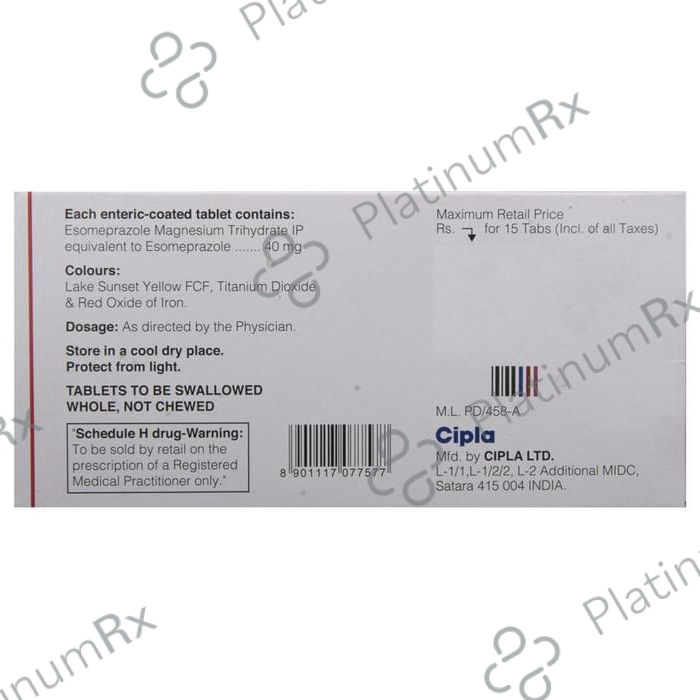 Esomac 40 Tablet 10 Tablet