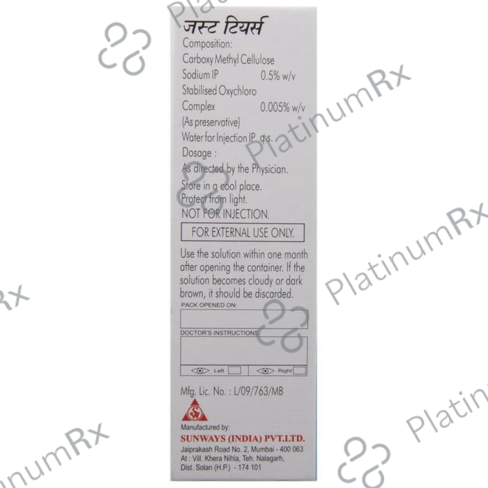 Just Tears 0.5% Eye Drop 10ml