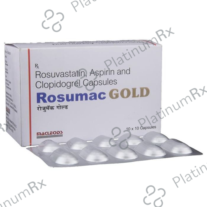 Rosumac Gold 10/75/75mg Capsule 10s