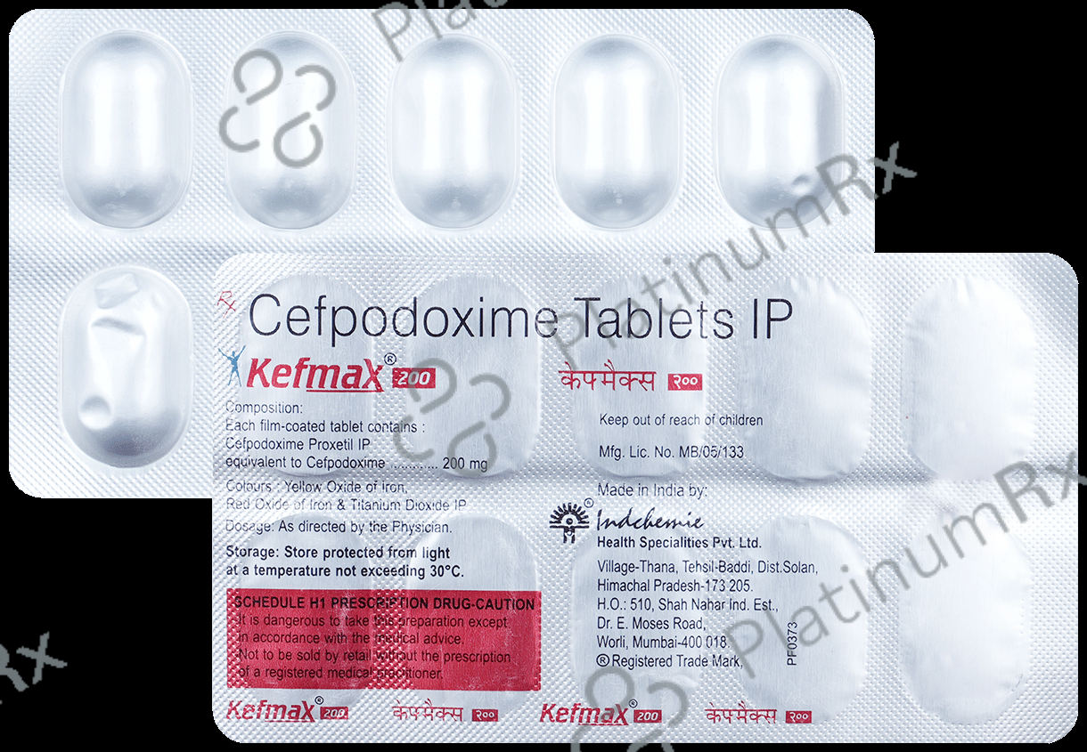 Kefmax 200mg Tablet