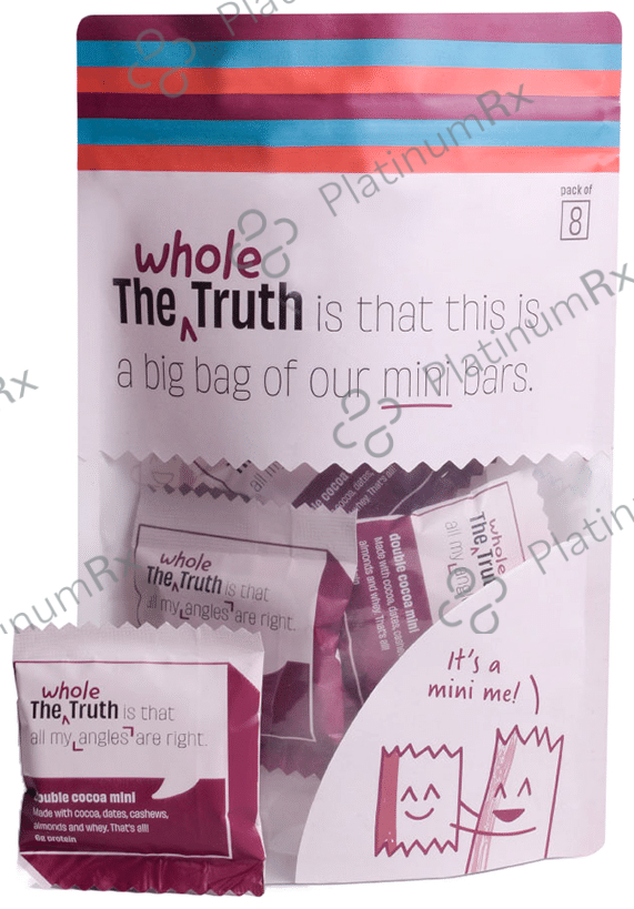 The Whole Truth Mini Protein Bar (27gm Each) - Flavour Double Cocoa