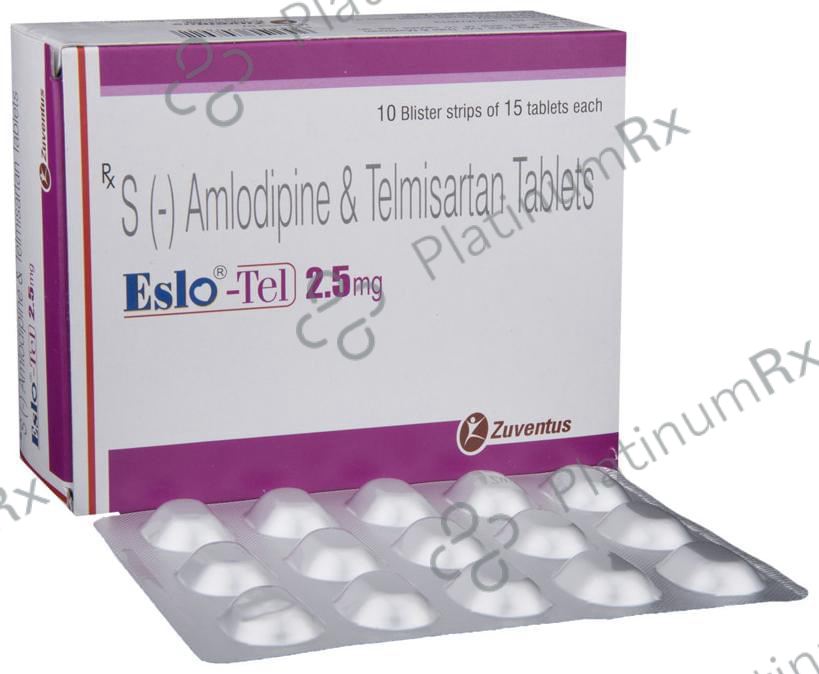 Eslo Tel 2.5/40mg Tablet 15s