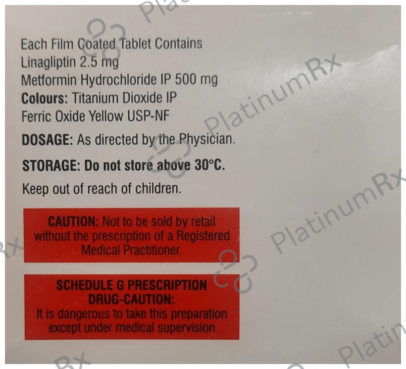 Linares M Tablet 2.5/500mg 10s