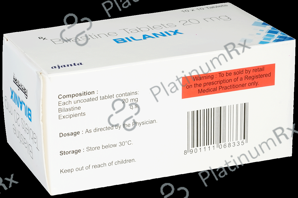 Bilanix 20mg Tablet 10s