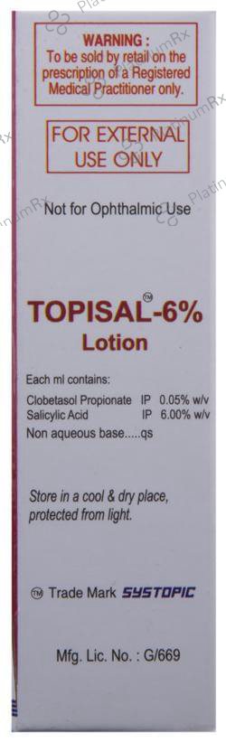 Topisal 6% Lotion 30ml