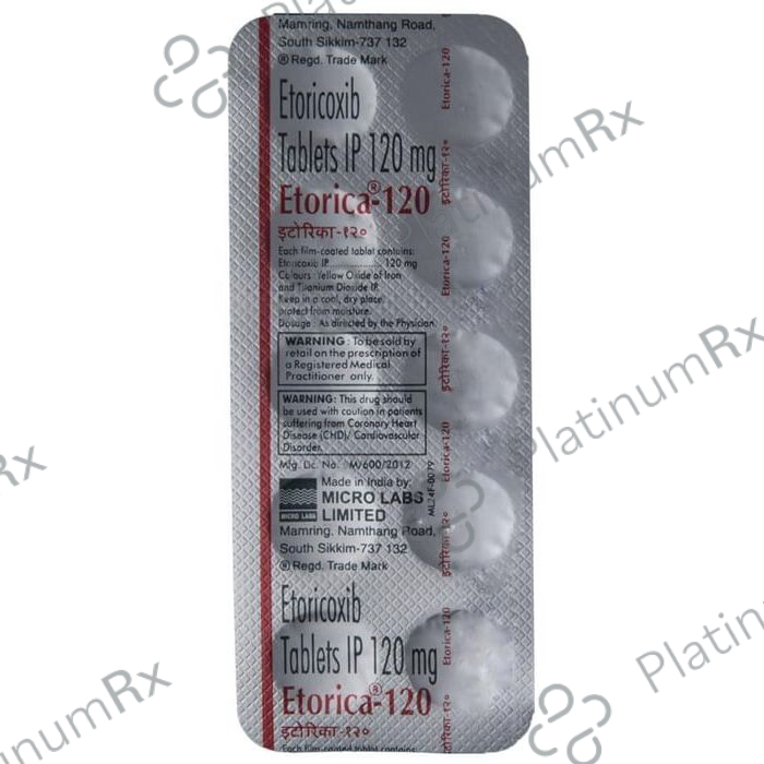 Etorica 120mg Tablet 10s