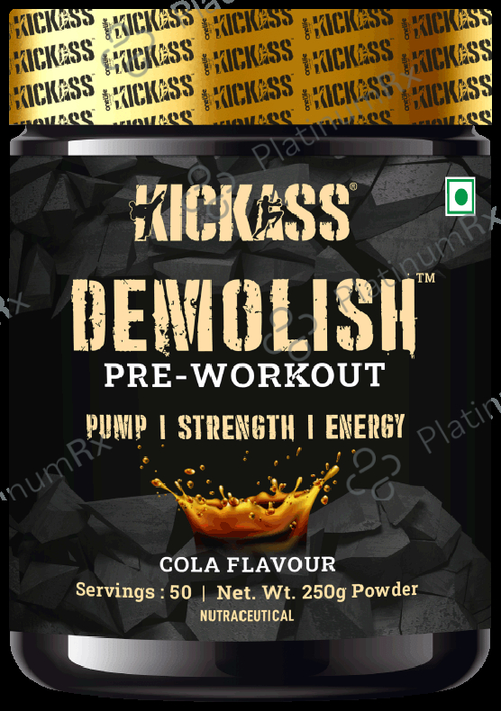 Kickass Demolish Pre-Workout Powder Cola