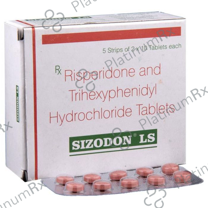 Sizodon LS 2/2mg Tab 10s