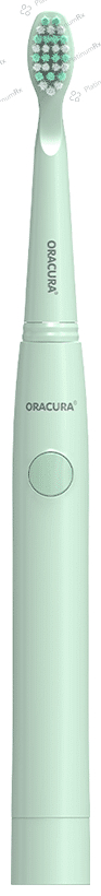 Oracura SB100 Sonic Lite Electric Battery Operated Toothbrush Green