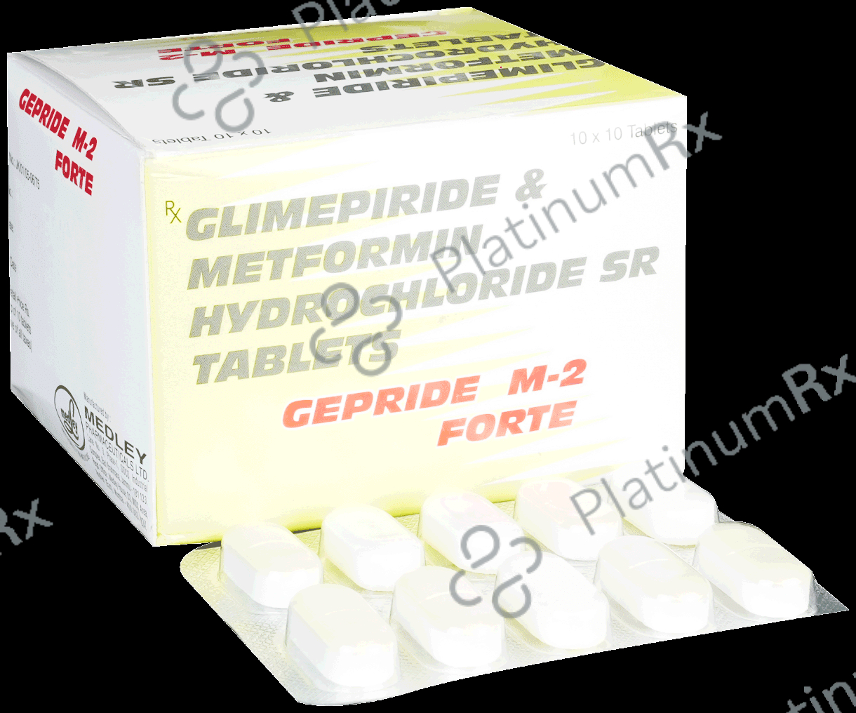 Gepride M 2 Forte 2/1000mg Tablet SR 10s