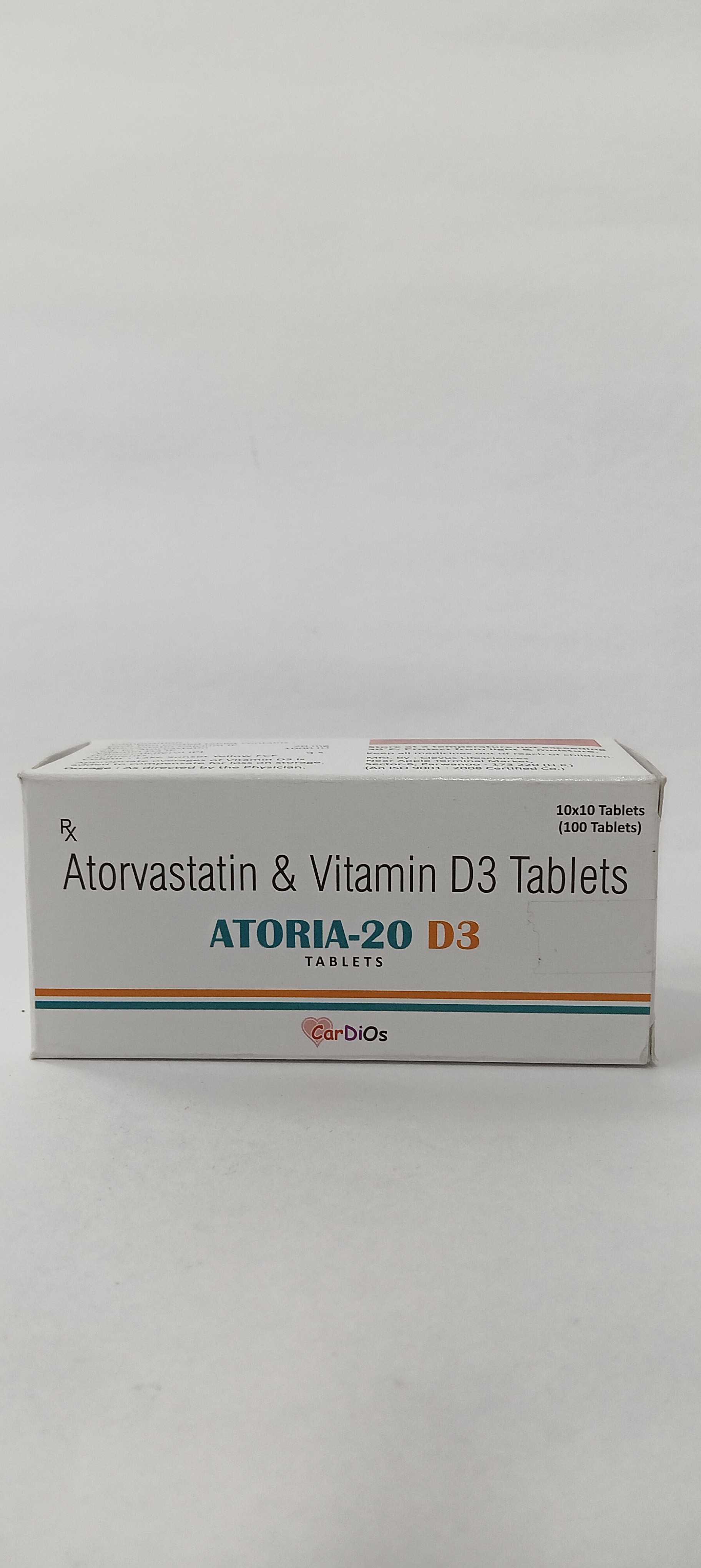 Atoria 20mg/1000IU D3 Tablet 10s