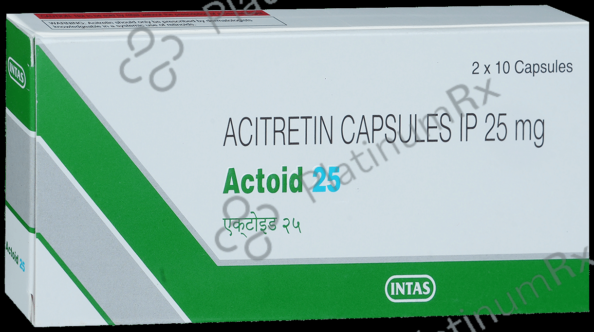 Actoid 25mg Capsule 10s