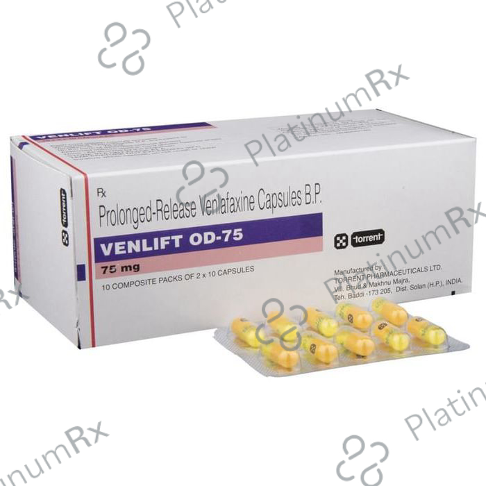Venlift OD 75mg Capsule PR 10s