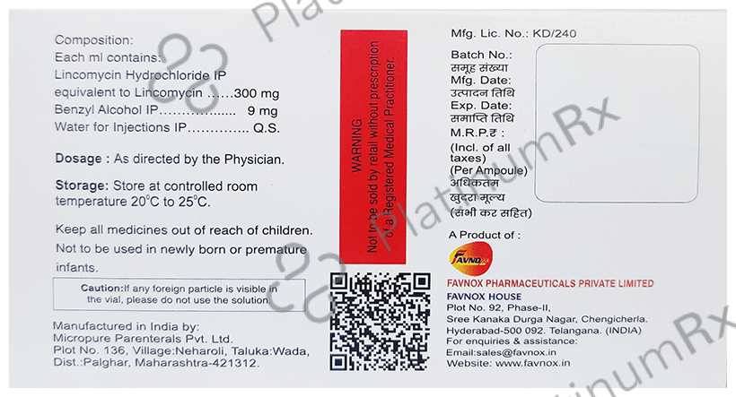 Favlin Injection