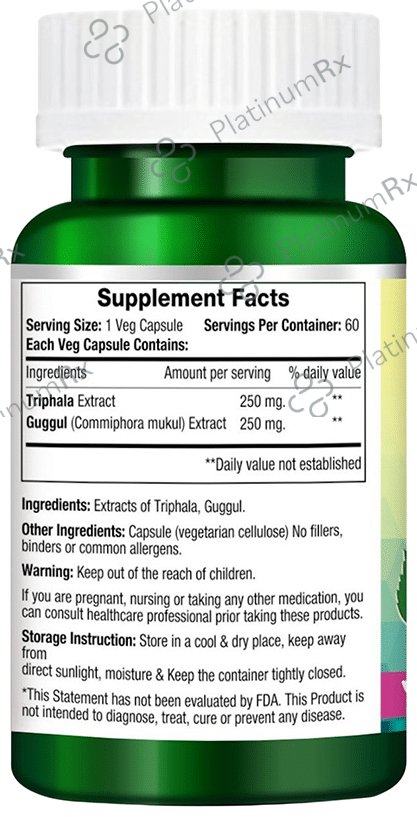 Morpheme Triphala-Guggul Capsule