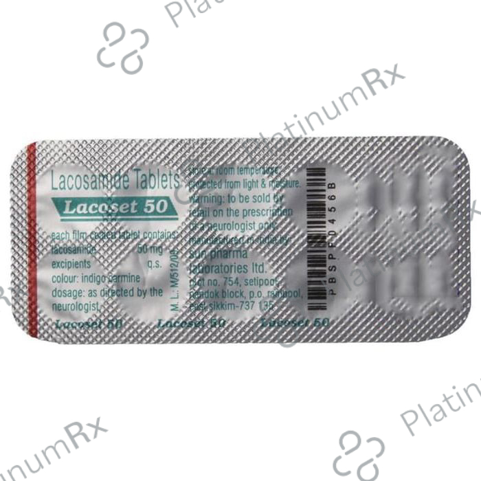 Lacoset 50mg Tablet 10s