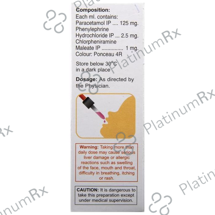 Sinarest Paediatric 1/125/2.5mg Oral Drops 15ml