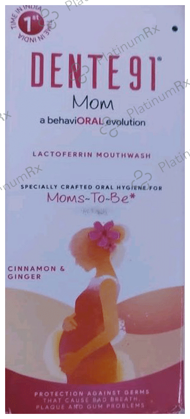 Dente 91 Mom Mouth Wash Cinnamon & Ginger