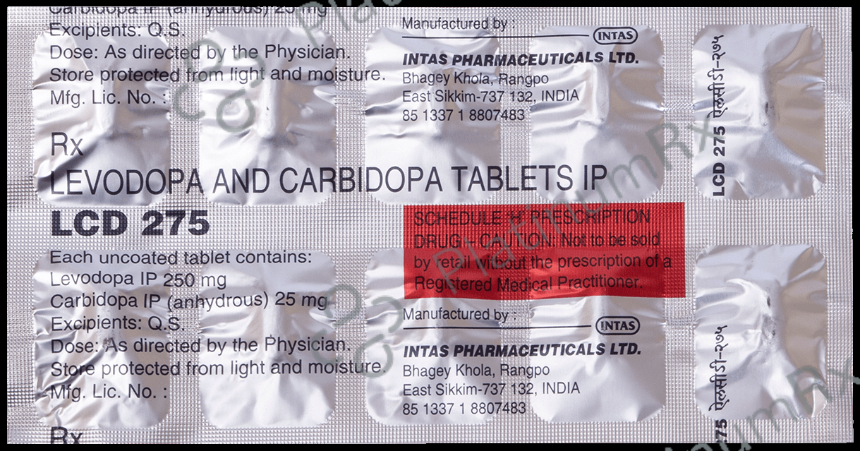 LCD 25/250mg Tablet 10s
