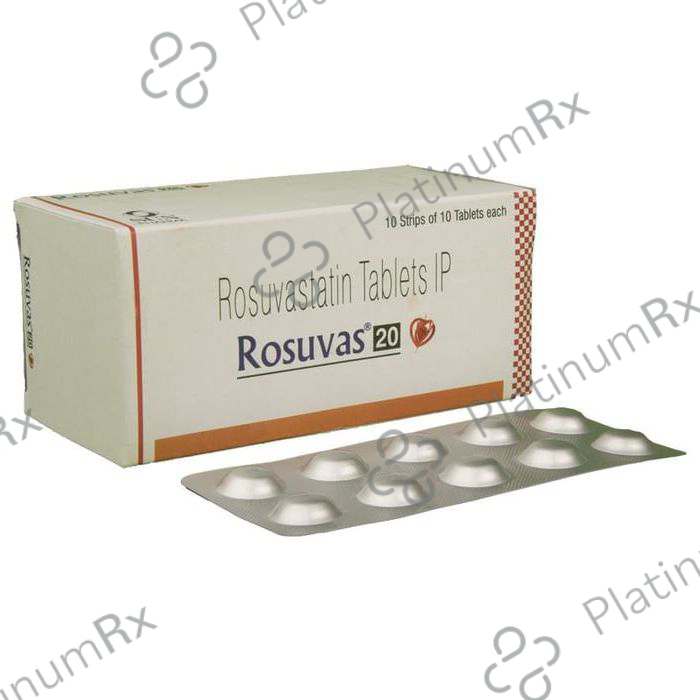 Rosuvas 20mg Tablet 10s