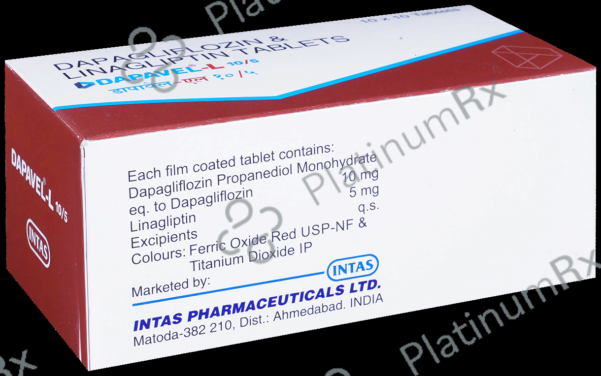 Dapavel L 10/5mg Tablet 10s