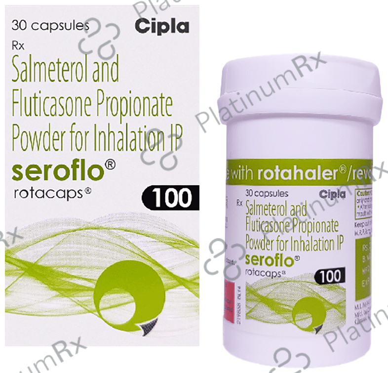 Seroflo 100/50mcg Capsule 30s