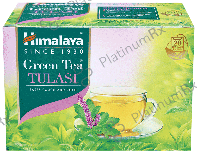Himalaya Green Tea Sachet (2gm Each) Tulasi 20 Sachets