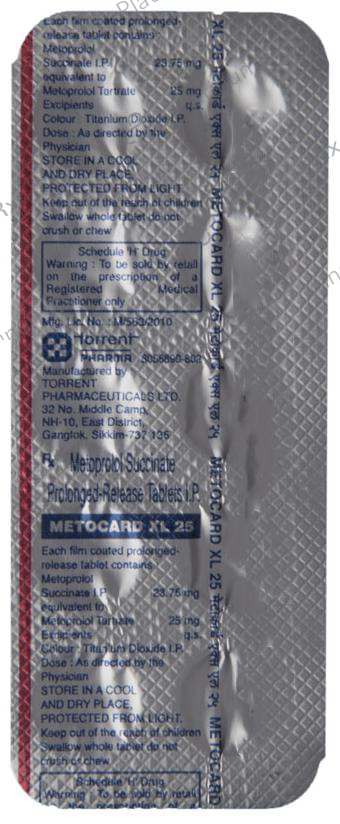 Metocard XL 25mg Tablet 10s