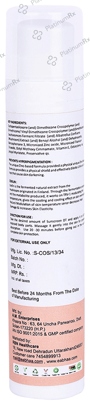 Eabhaa Sunscreen-DT SPF 50+ Serum