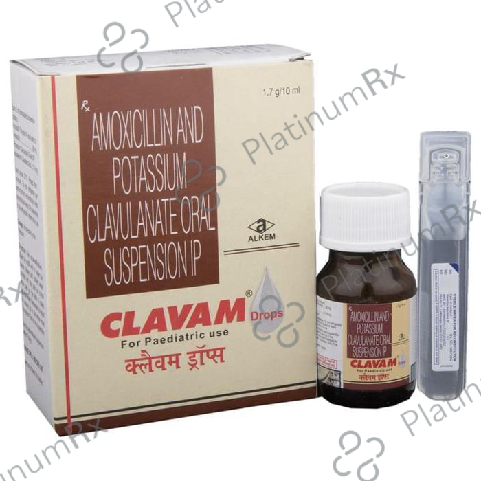 Clavam Paediatric Oral Suspension 10ml