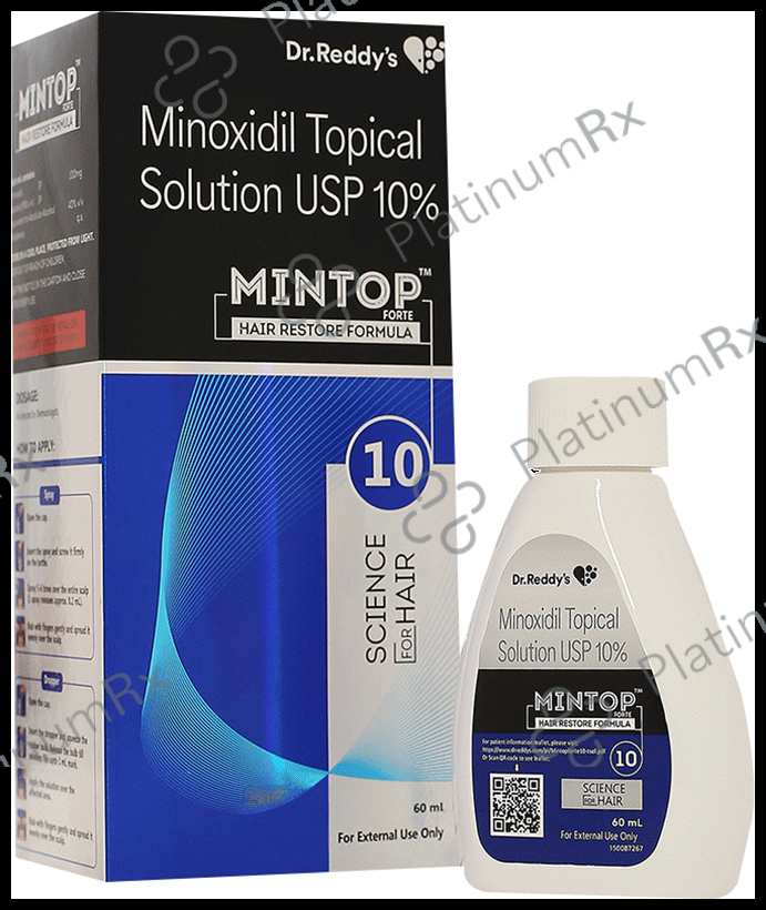 Mintop Forte 10% Hair Restore Formula 60ml