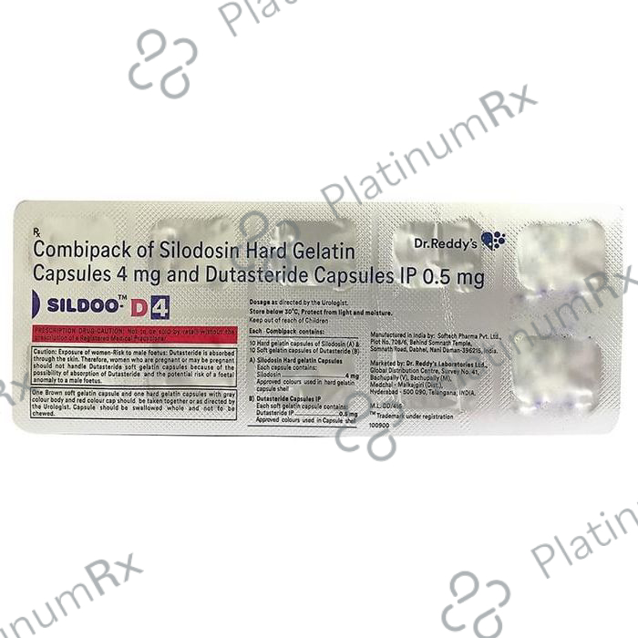Sildoo-D4 Capsule Combipack 20 capsules