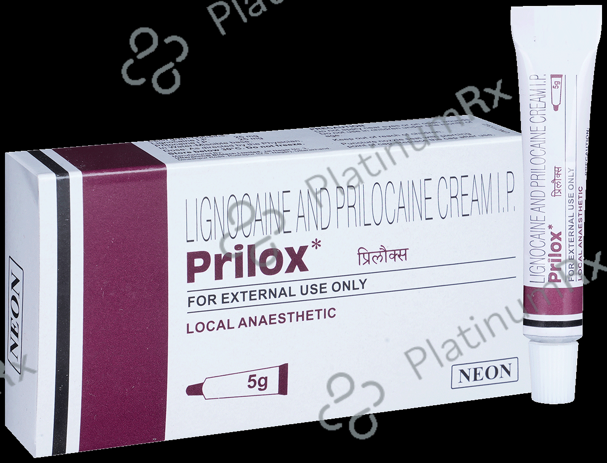 Prilox 25.25mg Cream 5gm