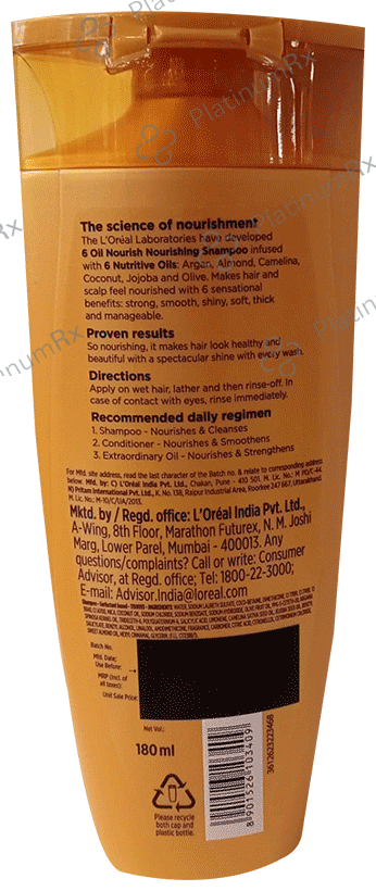 Loreal Paris 6 Oil Nourish Shampoo