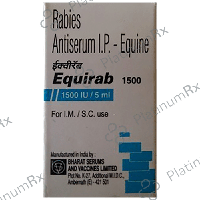 Equirab 1500IU Injection 5ml
