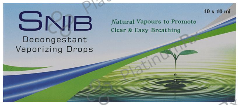 Snib Decongestant Vaporizing Drops