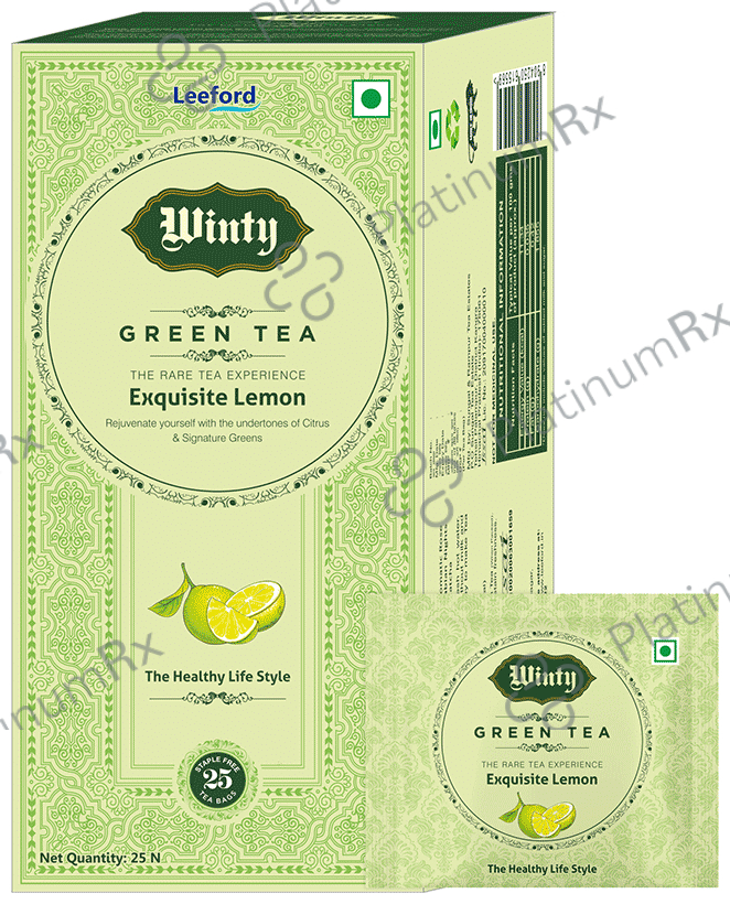 Leeford Exquisite Lemon Green Tea Bag (1.7gm Each)