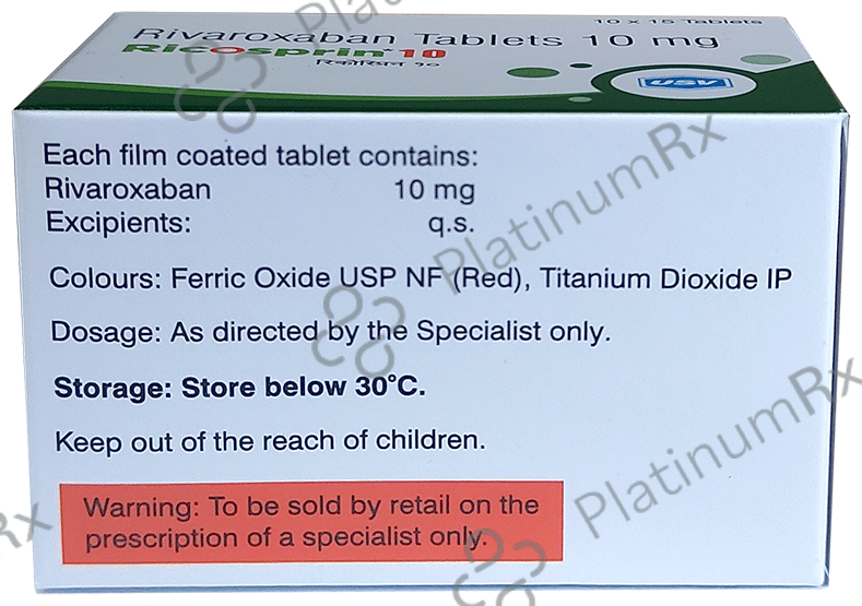 Ricosprin 10mg Tablet 15s