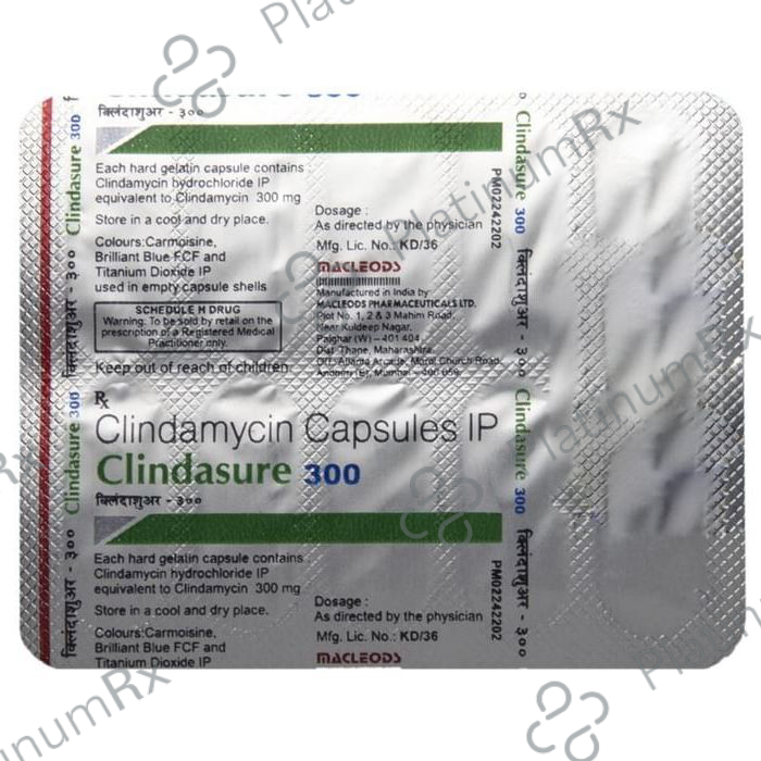 Clindasure 300mg Capsule 10s